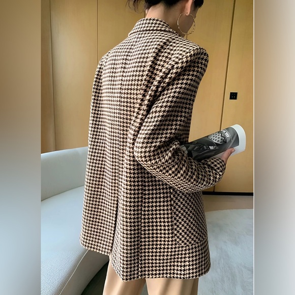 NWT Commense Houndstooth Belted Blazer – XL - Picture 4 of 4